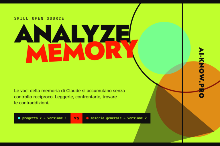 analyze-memory, skill per usare la memoria di Claude