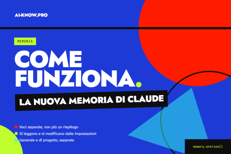Nuova memoria di Claude: come funziona e dove si vede