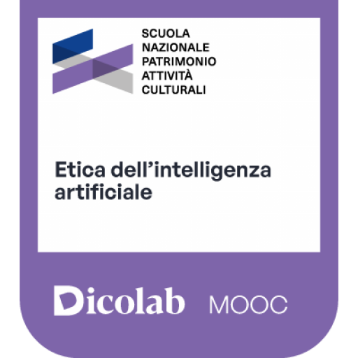Badge del corso Etica dell'intelligenza artificiale